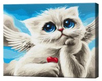 Tablou pe numere Brushme Motan-cupidon BS53664