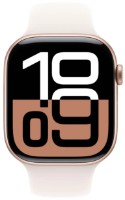 Смарт-часы Apple Watch Series 10 GPS 46mm Rose Gold Aluminium Case with Light Blush Sport Band S/M (MWWT3)
