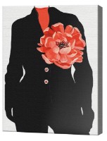 Tablou pe numere Brushme Accesoriu floarea BS54061