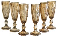 Набор бокалов Nova Ceramics 200ml Gold 6pcs