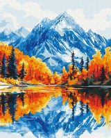 Tablou pe numere Brushme Toamnă în munți (BS54178)