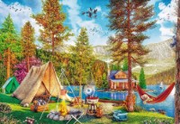Пазлы Trefl 2x500. Summertime relax (37497)