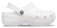 Șlapi pentru femei Crocs Classic Platform Clog W White, s.36-37