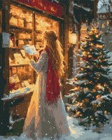 Tablou pe numere Brushme Timpul miracolelor de Anul Nou (BS54192FC)