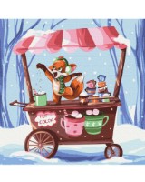 Tablou pe numere Brushme Cacao pentru toți SBS018