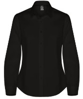 Cămașă damă Roly Moscu Woman 5505 Black, s.XL