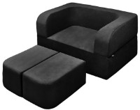Canapea fără ramă Edka Vega 140x200x40 M37 Black imaginea #3 — magazin online Desire.md