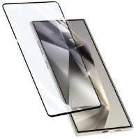 Защитное стекло для смартфона CellularLine Tempered Glass for Samsung Galaxy S25 Ultra Black