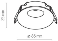 Lampă încorporabilă Tk-Lighting Eye 3501 Black imaginea #2 — magazin online Desire.md