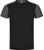 Детская футболка Roly Zolder 6653 Black/Heather Black 4 years