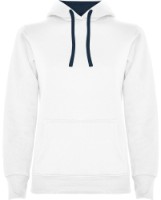 Hanorac damă Roly Urban Woman 1068 White/Navy Blue, s.XL