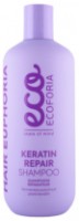 Șampon pentru păr Ecoforia Keratin Repair Shampoo 400ml imaginea #1 — magazin online Desire.md