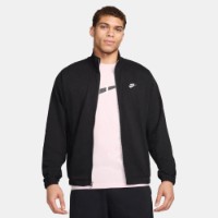 Мужская толстовка Nike M Nk Club Knit Jkt Black/White, s.M