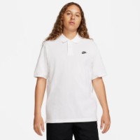 Polo Nike M Nk Club Ss Polo Pique White/Black, s.XL