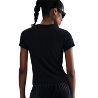 Tricou de dame Nike W Nsw Chll Knt Md Crp Gls Black, s.S imaginea #2 — magazin online Desire.md