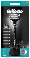 Станок для бритья Gillette Mach3 Charcoal + 6 cassete