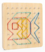Joc educativ Tooky Toy Rubber Band Geoboard (TH248) imaginea #4 — magazin online Desire.md