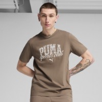 Tricou bărbătesc Puma Class Graphic Totally Taupe, s.M imaginea #2 — magazin online Desire.md