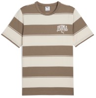 Мужская футболка Puma Class Stripe Aop Totally Taupe, s.M