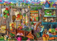 Puzzle Trefl 2x500 Working in the Garden (37529) imaginea #2 — magazin online Desire.md