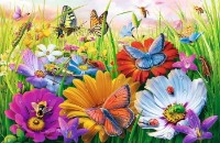 Пазл Trefl 300 Insects in the Meadow (23103)