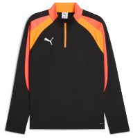 Мужская толстовка Puma Individualliga 1/4 Zip Top Puma Black/Heat Fire, s.L