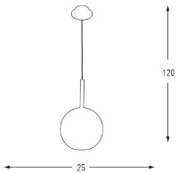 Люстра Ozcan Transperent 4020-1A фото №2 — интернет-магазин Desire.md