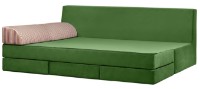 Canapea fără ramă Edka Sirius 220x140x45 M27 Green imaginea #3 — magazin online Desire.md
