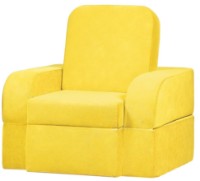 Fotoliu extensibil Edka Terra 3in1 100x200x30 M13 Sunny Yellow