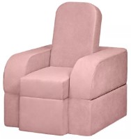 Бескаркасное раскладное кресло Edka Terra 3in1 80x180x30 M19 Pink Powder
