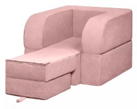 Fotoliu extensibi Edka Terra 3in1 80x180x30 M19 Pink Powder imaginea #3 — magazin online Desire.md