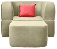 Fotoliu extensibil Edka Vega 120x200x40 M2 Cream