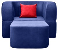 Fotoliu extensibil Edka Vega 120x200x40 M34 Dark Blue
