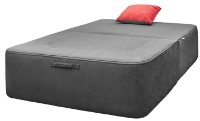 Бескаркасное раскладное кресло Edka Vega 120x200x40 M18 Dark Grey фото №3 — интернет-магазин Desire.md