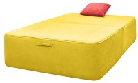 Бескаркасное раскладное кресло Edka Vega 100x200x40 M101 Galben Ocru фото №5 — интернет-магазин Desire.md