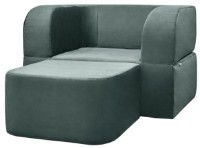 Fotoliu extensibil Edka Vega 100x200x40 M32 Grey Graphite imaginea #6 — magazin online Desire.md
