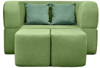 Canapea fără ramă Edka Vega 140x200x40 M27 Green