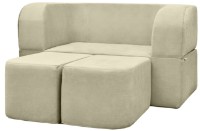 Canapea fără ramă Edka Vega 140x200x40 M2 Cream imaginea #4 — magazin online Desire.md