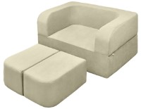 Canapea fără ramă Edka Vega 140x200x40 M2 Cream imaginea #5 — magazin online Desire.md