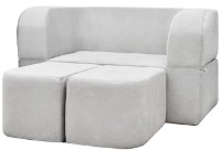 Canapea fără ramă Edka Vega 140x200x40 M9 Grey imaginea #3 — magazin online Desire.md