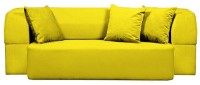 Canapea fără ramă Edka Meteor 200x160x40 M13 Sunny Yellow imaginea #3 — magazin online Desire.md