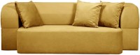 Canapea fără ramă Edka Meteor 200x120x32 M101 Galben Muștar imaginea #4 — magazin online Desire.md