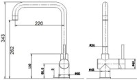 Baterie bucătărie Fabiano FKM 32 SS Inox imaginea #2 — magazin online Desire.md