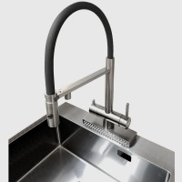 Baterie bucătărie Fabiano FKMC 3124 Inox (Cascad) imaginea #2 — magazin online Desire.md