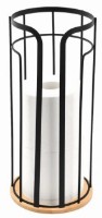 Suport hârtie igienică Bisk Bamboo Black 08473