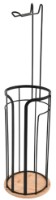 Suport hârtie igienică Bisk Bamboo Black 08474