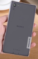 Чехол Nillkin Sony Xperia Z5 Ultra thin TPU Nature Transparent Gray