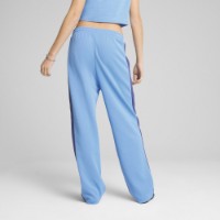 Pantaloni spotivi de dame Puma T7 Always On Straight Track Pants Op Team Light Blue, s.XL imaginea #3 — magazin online Desire.md