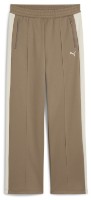 Pantaloni spotivi de dame Puma T7 Always On Straight Track Pants Op Totally Taupe, s.S imaginea #1 — magazin online Desire.md