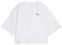 Tricou de dame Puma Wardrobe Ess Oversized Short Tee Puma White, s.M imaginea #1 — magazin online Desire.md
